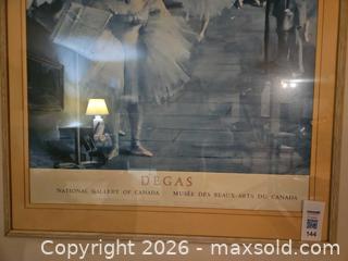 MaxSold Auction: Edgar Degas Reproduction Framed Print, Impressionism - Kingston (Ontario, Canada) PARTNER MANAGED Moving Online Auction - Fernmoor Drive