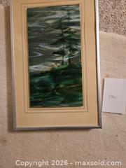 MaxSold Auction: Framed Stained Glass by Richard Bond, approx 10 x 16 in - Kingston (Ontario, Canada) PARTNER MANAGED Moving Online Auction - Fernmoor Drive