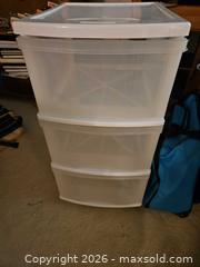 MaxSold Auction: Gracious Living Plastic 3-Drawer Storage Cart with Casters - Kingston (Ontario, Canada) PARTNER MANAGED Moving Online Auction - Fernmoor Drive