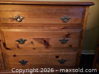MaxSold Auction: House of Brougham Solid Wood Rustic 6-Drawer Dresser with Antique Brass Pulls - Kingston (Ontario, Canada) PARTNER MANAGED Moving Online Auction - Fernmoor Drive