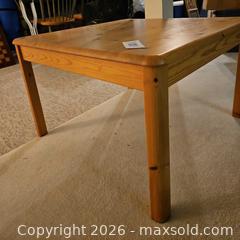 MaxSold Auction: IKEA Pine Kids' Square Table, Natural Light Brown - Kingston (Ontario, Canada) PARTNER MANAGED Moving Online Auction - Fernmoor Drive