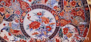 MaxSold Auction: Imari Porcelain Decorative Charger / Platter, 12 in - Kingston (Ontario, Canada) PARTNER MANAGED Moving Online Auction - Fernmoor Drive