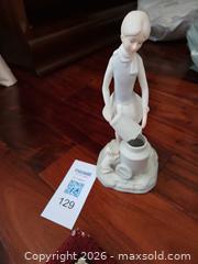 MaxSold Auction: Japanese Porcelain Figurine of Girl with Cat and Milk Can - Kingston (Ontario, Canada) PARTNER MANAGED Moving Online Auction - Fernmoor Drive