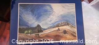 MaxSold Auction: Jason Emily Carr "Big Raven" and "Above the Gravel Pit" Placemats — 2 Sets of 4 - Kingston (Ontario, Canada) PARTNER MANAGED Moving Online Auction - Fernmoor Drive