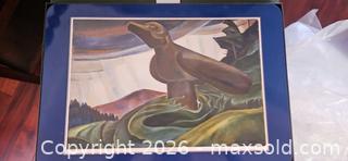 MaxSold Auction: Jason Emily Carr "Big Raven" and "Above the Gravel Pit" Placemats — 2 Sets of 4 - Kingston (Ontario, Canada) PARTNER MANAGED Moving Online Auction - Fernmoor Drive