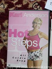 MaxSold Auction: Kari Anderson - Hot Steps & Simply Ball & Band (2 DVDs) - Kingston (Ontario, Canada) PARTNER MANAGED Moving Online Auction - Fernmoor Drive