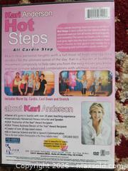 MaxSold Auction: Kari Anderson - Hot Steps & Simply Ball & Band (2 DVDs) - Kingston (Ontario, Canada) PARTNER MANAGED Moving Online Auction - Fernmoor Drive