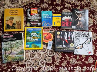 MaxSold Auction: Lot of 11 Mixed-Format Books: Travel, Cooking, Art & Fiction - Kingston (Ontario, Canada) PARTNER MANAGED Moving Online Auction - Fernmoor Drive