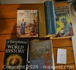 MaxSold Auction: Lot of 12 Hardcover Children's & Reference Books, Cloth Bound - Kingston (Ontario, Canada) PARTNER MANAGED Moving Online Auction - Fernmoor Drive