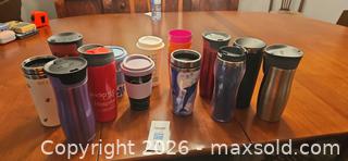 MaxSold Auction: Lot of 16 Contigo & Starbucks Travel Mugs/Tumblers - Kingston (Ontario, Canada) PARTNER MANAGED Moving Online Auction - Fernmoor Drive