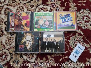 MaxSold Auction: Lot of 5 Audio CDs — Il Divo, The Sound of Music, Candy Dulfer - Kingston (Ontario, Canada) PARTNER MANAGED Moving Online Auction - Fernmoor Drive