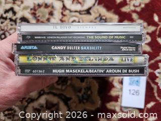 MaxSold Auction: Lot of 5 Audio CDs — Il Divo, The Sound of Music, Candy Dulfer - Kingston (Ontario, Canada) PARTNER MANAGED Moving Online Auction - Fernmoor Drive