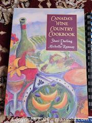 MaxSold Auction: Lot of 5 Canadian & Winery Cookbooks (Various Bindings) - Kingston (Ontario, Canada) PARTNER MANAGED Moving Online Auction - Fernmoor Drive