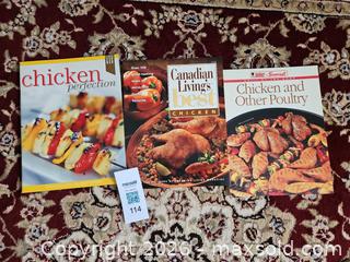 MaxSold Auction: Lot of 7 Cookbooks – Chicken, Barbecue & Vegetarian - Kingston (Ontario, Canada) PARTNER MANAGED Moving Online Auction - Fernmoor Drive