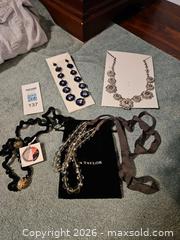 MaxSold Auction: Lot of Multiple Necklaces by Ann Taylor, Talbots & Cocoon Boutique - Kingston (Ontario, Canada) PARTNER MANAGED Moving Online Auction - Fernmoor Drive