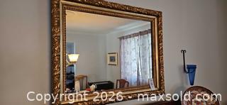 MaxSold Auction: Ornate Gold Gilded Wall Mirror, Large Horizontal - Kingston (Ontario, Canada) PARTNER MANAGED Moving Online Auction - Fernmoor Drive