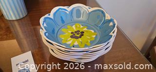 MaxSold Auction: Pier 1 Floral 8 Salad/Dessert Plates & 8 Bowls - Kingston (Ontario, Canada) PARTNER MANAGED Moving Online Auction - Fernmoor Drive