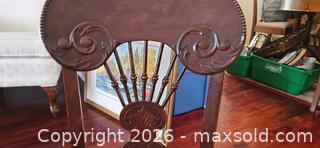 MaxSold Auction: Queen Anne Style Solid Wood Side Chair with Cabriole Legs - Kingston (Ontario, Canada) PARTNER MANAGED Moving Online Auction - Fernmoor Drive