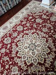 MaxSold Auction: Rectangular Oriental Wool & Silk Area Rug, 90" x 64" - Kingston (Ontario, Canada) PARTNER MANAGED Moving Online Auction - Fernmoor Drive