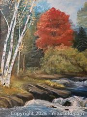 MaxSold Auction: Signed M. Alexanders Landscape Oil Painting in Ornate Frame - Kingston (Ontario, Canada) PARTNER MANAGED Moving Online Auction - Fernmoor Drive