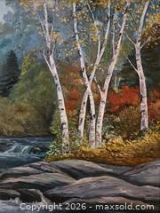 MaxSold Auction: Signed M. Alexanders Landscape Oil Painting in Ornate Frame - Kingston (Ontario, Canada) PARTNER MANAGED Moving Online Auction - Fernmoor Drive