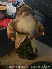 MaxSold Auction: Standing Santa Figurine with Tree Stand, Wreath & Assorted Ornaments - Kingston (Ontario, Canada) PARTNER MANAGED Moving Online Auction - Fernmoor Drive