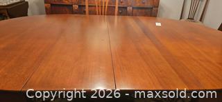 MaxSold Auction: Traditional Queen Anne Dining Table with 6 Matching Chairs - Kingston (Ontario, Canada) PARTNER MANAGED Moving Online Auction - Fernmoor Drive