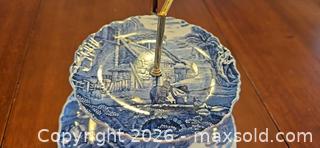 MaxSold Auction: Two-Tier Blue & White Transferware Porcelain Cake Stand - Kingston (Ontario, Canada) PARTNER MANAGED Moving Online Auction - Fernmoor Drive