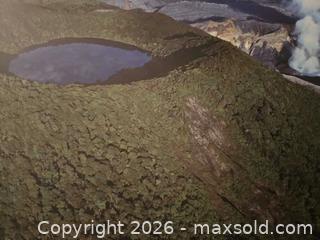 MaxSold Auction: Volcano Poster, INCAFO S.A. (Costa Rica), Unframed - Kingston (Ontario, Canada) PARTNER MANAGED Moving Online Auction - Fernmoor Drive