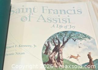 MaxSold Auction: Collectible Children's Book, "Saint Francis of Assisi" by ROBERT F. KENNEDY JR., 2005 HC/DJ 1st Edition - San Jose (California, USA) SELLER MANAGED Downsizing Online Auction - Elm Street (CONDO)