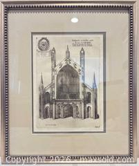 MaxSold Auction: Framed Print of a 17th Century Engraving by Wenceslaus Hollar Published in a Book from 1682 - San Jose (California, USA) SELLER MANAGED Downsizing Online Auction - Elm Street (CONDO)