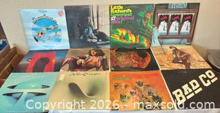 MaxSold Auction: Lot of 12 Vintage Vinyl LP Records: Mostly Classic Rock, Carole King, Robin Trower, Peter Frampton, Little Richard, Albert Lee, Ten Years After - San Jose (California, USA) SELLER MANAGED Downsizing Online Auction - Elm Street (CONDO)