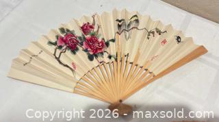 MaxSold Auction: Lot of 3 Vintage Chinese Fans - San Jose (California, USA) SELLER MANAGED Downsizing Online Auction - Elm Street (CONDO)