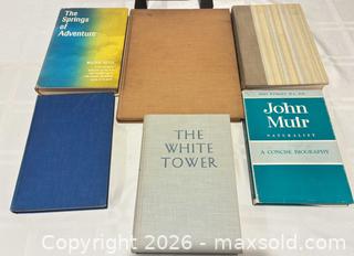 MaxSold Auction: Lot of 6 Vintage Books of Mountaineering, Mountain Climbing, Trekking, and Nature - San Jose (California, USA) SELLER MANAGED Downsizing Online Auction - Elm Street (CONDO)