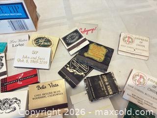 MaxSold Auction: Lot of Matches and Collectible Matchbooks - San Jose (California, USA) SELLER MANAGED Downsizing Online Auction - Elm Street (CONDO)