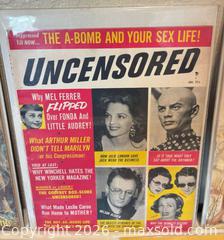 MaxSold Auction: Lot of Men's Pulp Magazines from the 1950's to 1980's: "Conquest," "Uncensored," "Savage." "Old West" and More - San Jose (California, USA) SELLER MANAGED Downsizing Online Auction - Elm Street (CONDO)