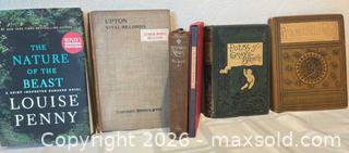 MaxSold Auction: Lot of Old and Collectible Books--1800's, Signed Louise Perry, More - San Jose (California, USA) SELLER MANAGED Downsizing Online Auction - Elm Street (CONDO)