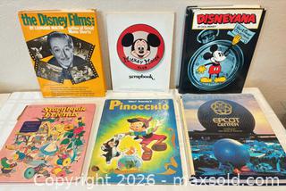 MaxSold Auction: Lot of Walt Disney Books--Disney Films, Epcot Center, Memorabilia, Pinocchio, Mouseketeers - San Jose (California, USA) SELLER MANAGED Downsizing Online Auction - Elm Street (CONDO)