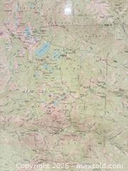 MaxSold Auction: Pair of Framed & Matted USGS Topographical Maps--California - San Jose (California, USA) SELLER MANAGED Downsizing Online Auction - Elm Street (CONDO)