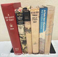 MaxSold Auction: Small Lot of Six Books on Mountaineering, Mountain Climbing, Trekking, and Nature - San Jose (California, USA) SELLER MANAGED Downsizing Online Auction - Elm Street (CONDO)