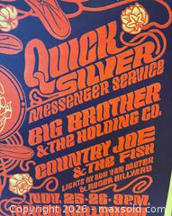 MaxSold Auction: Two Early Original & Psychedelic Family Dog, Avalon Ballroom, Fillmore Era, Rock Concert Posters, FD-36 Big Brother; FD-37 Buffalo Springfield 1966 - San Jose (California, USA) SELLER MANAGED Downsizing Online Auction - Elm Street (CONDO)