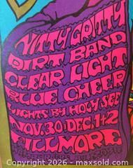 MaxSold Auction: Two Original Psychedelic Fillmore Era Rock Concert Posters: BG-95, Nitty Gritty Dirt Band; FD-113, Blues Project, It's a Beautiful Day 1967, 1968 - San Jose (California, USA) SELLER MANAGED Downsizing Online Auction - Elm Street (CONDO)