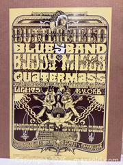 MaxSold Auction: Two Vintage & Original Psychedelic Bill Graham Series, Fillmore Era, Rock Concert Posters, BG-261, Butterfiled Blues Band; BG-286, Moby Grape 1970/71 - San Jose (California, USA) SELLER MANAGED Downsizing Online Auction - Elm Street (CONDO)