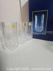 MaxSold Auction: Cristal d'Arques Longchamp Crystal Glass Tumblers, Set of 6 - Lakeland (Florida, USA) PARTNER MANAGED Downsizing Online Auction - Shore Acres Drive