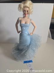 MaxSold Auction: Franklin Heirloom 19in Porcelain Marilyn Monroe Fashion Doll - Lakeland (Florida, USA) PARTNER MANAGED Downsizing Online Auction - Shore Acres Drive