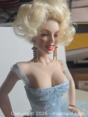 MaxSold Auction: Franklin Heirloom 19in Porcelain Marilyn Monroe Fashion Doll - Lakeland (Florida, USA) PARTNER MANAGED Downsizing Online Auction - Shore Acres Drive