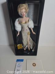 MaxSold Auction: Franklin Mint Millennium Edition 16 in Marilyn Monroe Doll - Lakeland (Florida, USA) PARTNER MANAGED Downsizing Online Auction - Shore Acres Drive