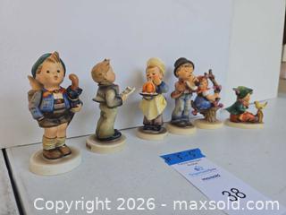MaxSold Auction: Hummel Goebel Porcelain Figurine Set of 6 - Children (3"–5") - Lakeland (Florida, USA) PARTNER MANAGED Downsizing Online Auction - Shore Acres Drive