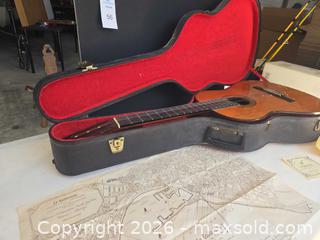 MaxSold Auction: La Guitarreria / George M. Bowden Classical Nylon Guitar, Full Size - Lakeland (Florida, USA) PARTNER MANAGED Downsizing Online Auction - Shore Acres Drive