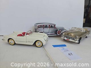 MaxSold Auction: Lot of 3 1:18 Scale Diecast Model Cars - Lakeland (Florida, USA) PARTNER MANAGED Downsizing Online Auction - Shore Acres Drive